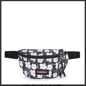 Eastpak x Warhol Black and White Floral Belt Bag bum bag fanny pack rare
